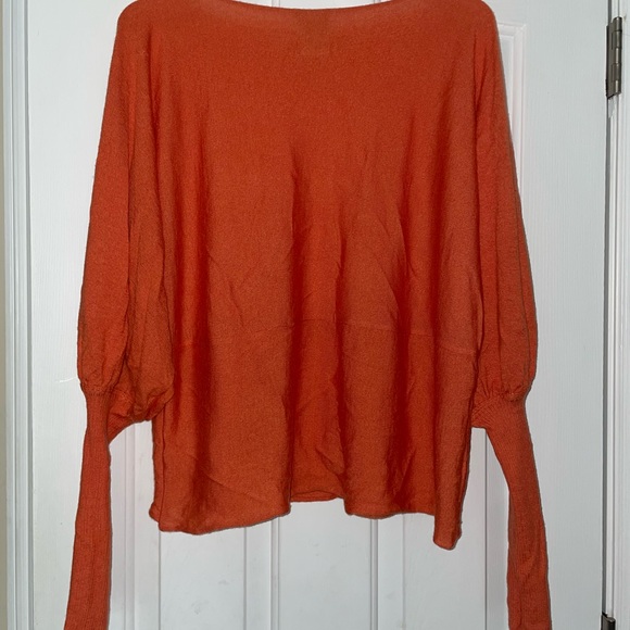KRISTENSEN DU NORD ORANGE CASHMERE SWEATER SZ 1/US 4 - Picture 7 of 8